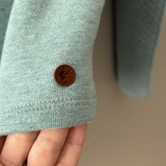 Orvis Blue Quilted Pullover size medium - Picture 5 of 8